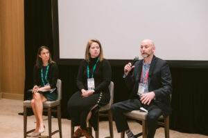 Symposium panel: Gary Koenig, Raven Newberry, Lettie Nocera